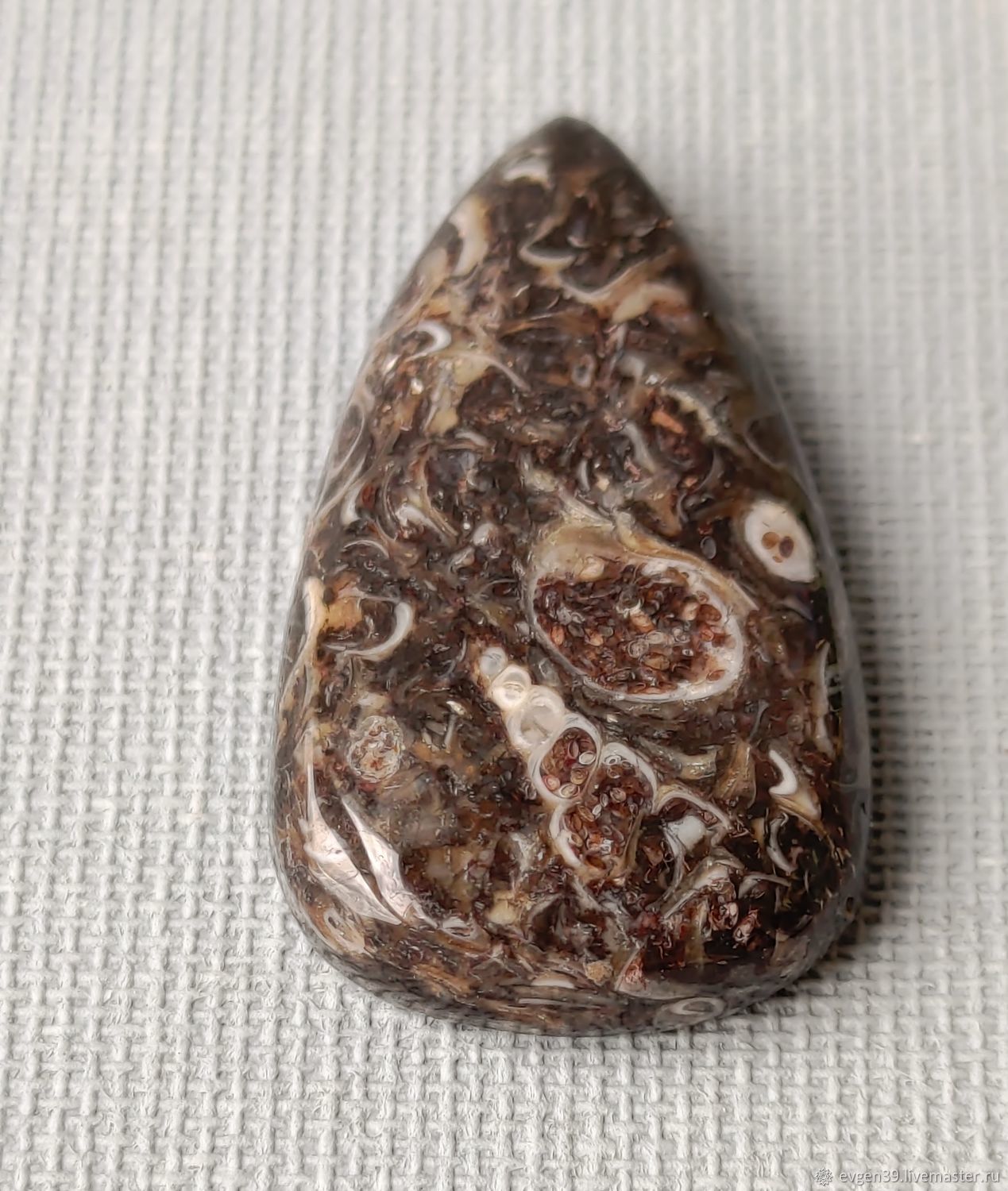 Яшма черепаховая Turtella . Кабошон купить в интернет-магазине Ярмарка ...