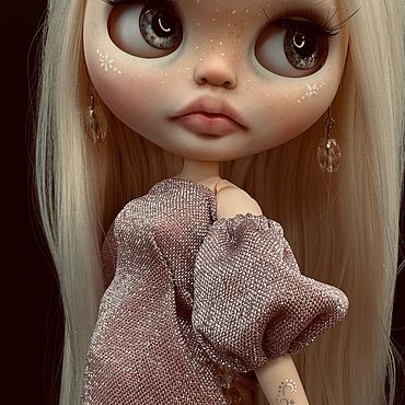 Куклы и игрушки ручной работы. Ярмарка Мастеров - ручная работа Кукла Блайз Blythe в вечернем платье Тая. Handmade.
