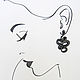 Order Snakes Stud Earrings Polymer Clay Snake Jewelry. Bionika - Polymer Clay Jewelry (Bionika). Livemaster. . Stud earrings Фото №3