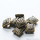 Large hollow bead with openwork pattern art.4-18, Beads1, Blagoveshchensk,  Фото №1