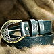 Women's leather belt "Lorien", Straps, St. Petersburg,  Фото №1