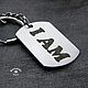 Badge with deep engraving - stainless steel. Key chain. Borowski store. Online shopping on My Livemaster.  Фото №2
