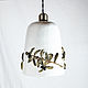 Order Olive branch lamp. Elena Zaychenko - Lenzay Ceramics. Livemaster. . Chandeliers Фото №3