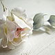 Цветы из ткани Роза 'Buff Beauty' цветы из шелка брошь. Цветы. Евгения 'HAT TIME' шляпы и цветы. Ярмарка Мастеров.  Фото №6