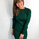 Green suit with skirt, Suits, Moscow,  Фото №1