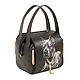 Leather bag square 'Portrait to order'. Classic Bag. Pelle Volare. My Livemaster. Фото №5