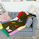 Children's plaid ' Summer is in full swing.Butterflies and dragonflies», Baby blankets, Astrakhan,  Фото №1