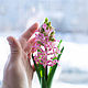 Гиацинт из холодного фарфора, Растения, Новокузнецк,  Фото №1