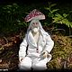 Jointed doll: Gnome Grandfather Mushroom Fly Agaric. Ball-jointed doll. Zlata's fantasy dolls. My Livemaster. Фото №4