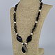 Necklace made of pearls and stones (agate, labradorite, hematite). Necklace. Magic box. My Livemaster. Фото №5