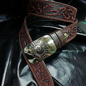 Аксессуары handmade. Livemaster - original item Belt - "RAVEN". Handmade.