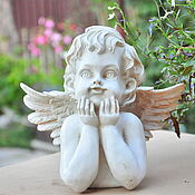 Дача и сад handmade. Livemaster - original item Angel bust made of polyresin white. Handmade.