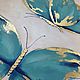 Картина «Бабочки» с золочением поталью. Картины. Современные картины «Палитра». Ярмарка Мастеров.  Фото №4