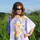 Author's blouse 'delicate Lilies' - batik, Blouses, Slavsk,  Фото №1
