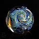 Glass ball Cosmonautics Day. Sphere Meditation Universe Cosmos Marble. Kaleidoscopes. Olga Bukina Cosmic glass. My Livemaster. Фото №6