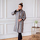 Order Striped cotton lined raincoat. NATALINI. Livemaster. . Raincoats and Trench Coats Фото №3