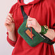 Green leather waist bag. Waist Bag. Mart Bags (martbags). My Livemaster. Фото №5