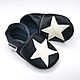 Baby Shoes with Stars, Baby Boy Shoes,  Black Baby Moccasins. Babys bootees. ebooba. Online shopping on My Livemaster.  Фото №2