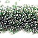 10 grams of 10/0 seed Beads, Czech Preciosa 51128 Premium green transparent Kras Lin EXT, Beads, Chelyabinsk,  Фото №1