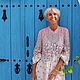 Нежнейшее платье из крэш-вискозы. Платья. POKONECHNYKH. Интернет-магазин Ярмарка Мастеров.  Фото №2