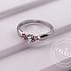 Золотое кольцо с бриллиантом и сапфирами. Кольцо помолвочное. FROLOF JEWELRY. Ярмарка Мастеров.  Фото №10
