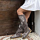 Order DESIRE -Handmade embroidered boots - Autumn-Winter. Febe-handmade. Livemaster. . High Boots Фото №3