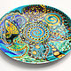 'Noise of the sea ' Dish with painted decorative plate. Plates. Art by Tanya Shest. Online shopping on My Livemaster.  Фото №2