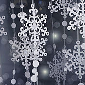 Сувениры и подарки handmade. Livemaster - original item Garland: Snowflakes. Handmade.