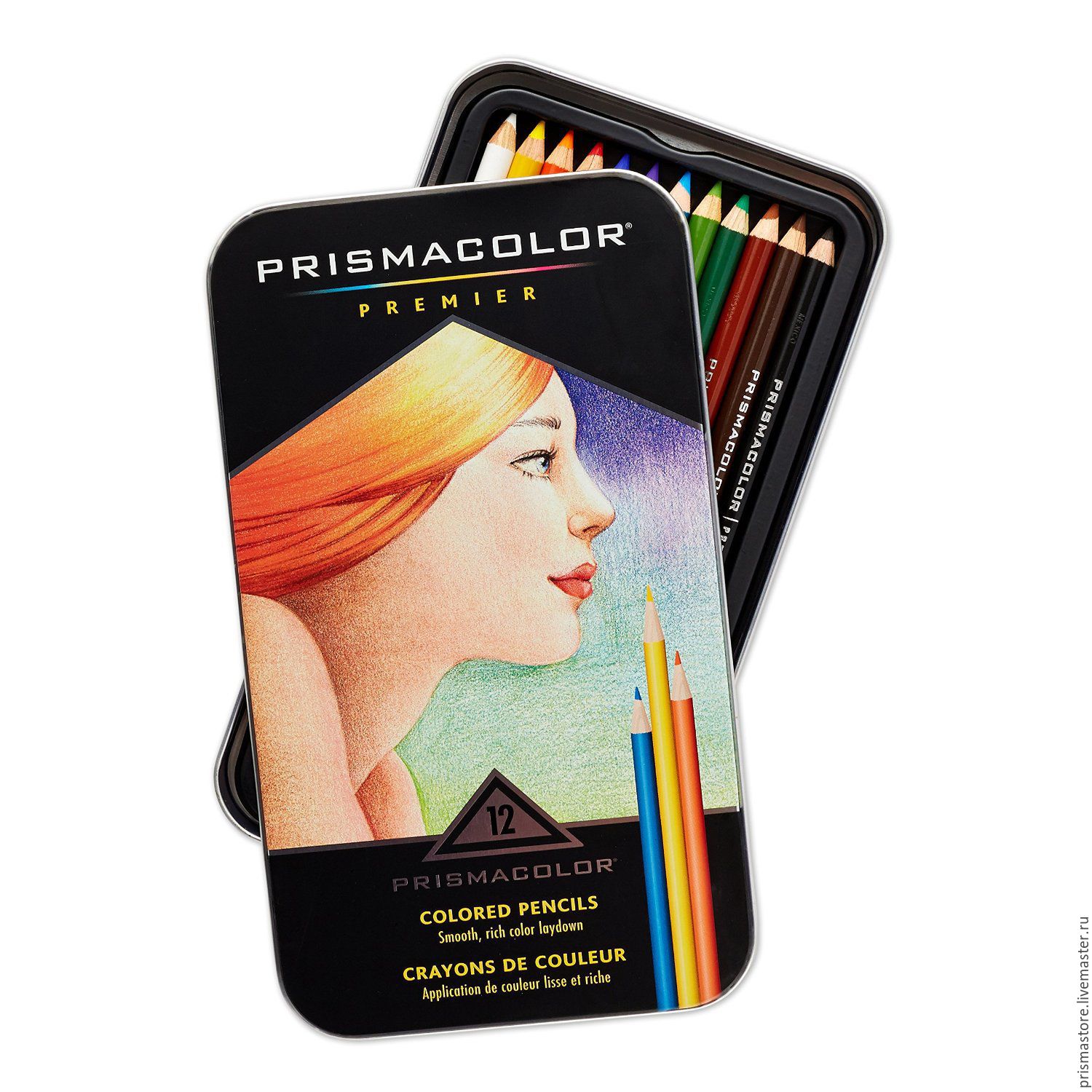 Цветные карандаши Prismacolor Premier, набор из 12 карандашей в  интернет-магазине на Ярмарке Мастеров | , Москва - доставка по России.  Товар продан.