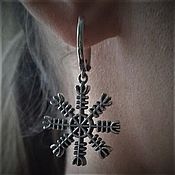 Русский стиль handmade. Livemaster - original item earrings 