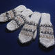 Children's knitted set. Mittens. Warm Yarn. Online shopping on My Livemaster.  Фото №2