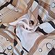 Handkerchief with abstract pattern, silk,vintage Germany, Vintage handkerchiefs, Novorossiysk,  Фото №1