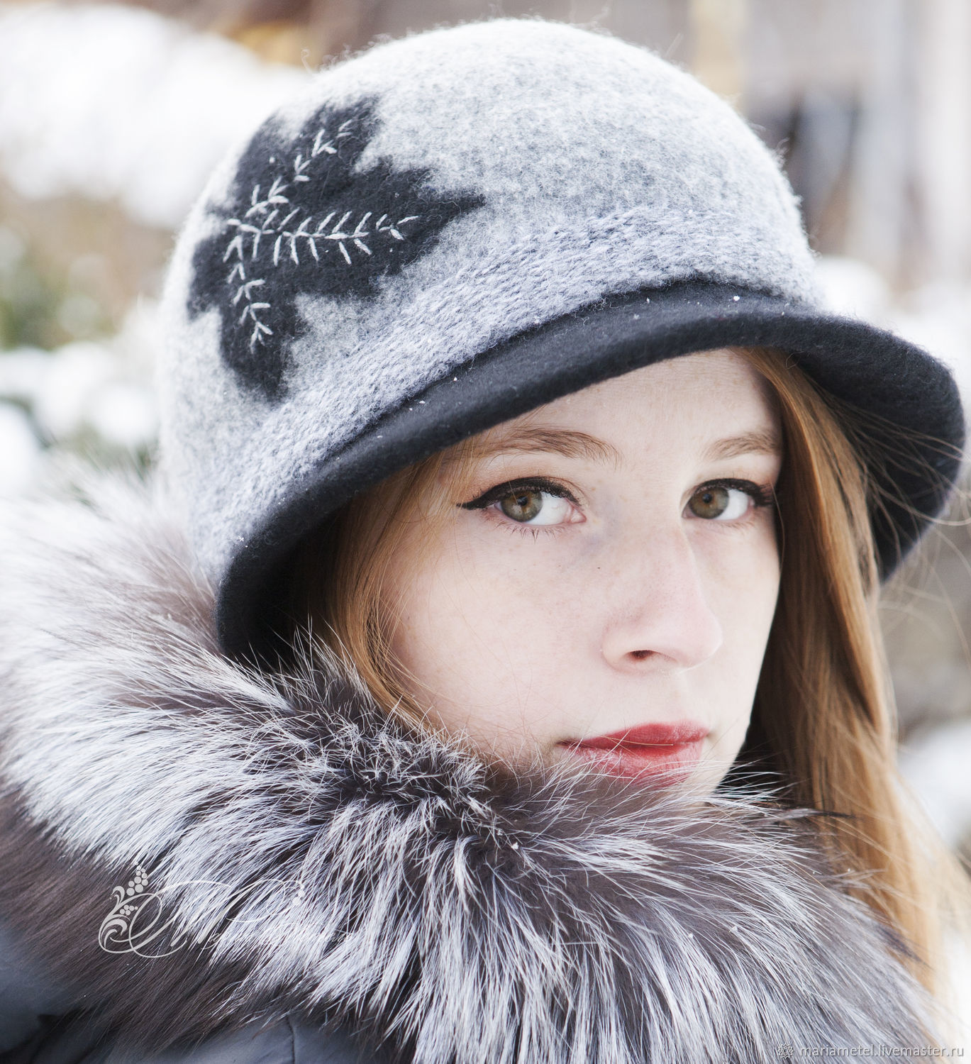 Головные уборы: Шляпа Домино из натуральной шерсти в интернет-магазине на Я...