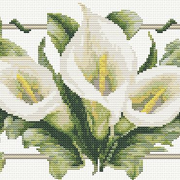 Spring cross stitch 02134 Каллы - триптих