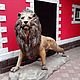 Большая скульптура льва в стойке, Скульптуры, Москва,  Фото №1