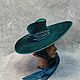 'Emerald' retro velvet hat, Hats1, St. Petersburg,  Фото №1