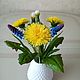 Bouquet 'Jam from dandelions'. Flowers. Decoreka. Интернет-магазин Ярмарка Мастеров.  Фото №2