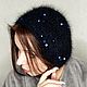 Cap with large sequins female adult cap-cap, Hood, Cheboksary,  Фото №1