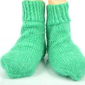 Аксессуары handmade. Livemaster - original item Socks: knitted from down yarn socks of size 12 and 14. Handmade.