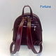 Leather backpack ' Bordeaux'. Backpacks. Sergei. My Livemaster. Фото №6