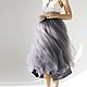 Order Skirt of satin corrugated, fashionable skirt, light skirt !. elmdesign (ELMDESIGN). Livemaster. . Skirts Фото №3