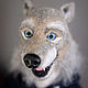 The wolf is a lucky fisherman. Felted Toy. kovyazinat. Online shopping on My Livemaster.  Фото №2
