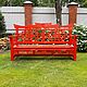 Order GARDEN BENCH IN THE CHINESE STYLE EMPEROR. misterwood (misterwood). Livemaster. . Garden benches Фото №3