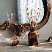 Для дома и интерьера handmade. Livemaster - original item Wooden aroma diffuser with cedar sticks DA3. Handmade.