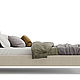 Кровать двуспальная из ткани. Кровати. Купить кровать из дуба ясеня берёзы. Интернет-магазин Ярмарка Мастеров.  Фото №2