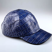 Аксессуары handmade. Livemaster - original item Baseball cap made of genuine crocodile leather IMA0329C45. Handmade.