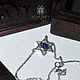 Кулон "Звезда Давида" с бриллиантами и сапфирами. Кулон. SCARABEY jewelry. Интернет-магазин Ярмарка Мастеров.  Фото №2