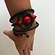 Red coral rubber bracelet, stylish bracelet, modern trend. Bead bracelet. Treasures Of Aphrodite. My Livemaster. Фото №6