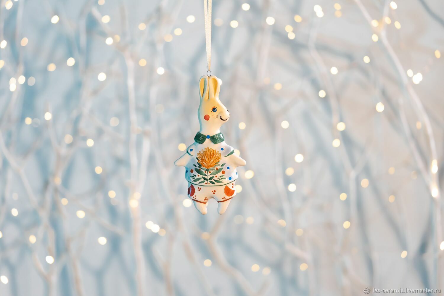 Новогодняя елочная игрушка - Кролик, Елочные игрушки, Иркутск,  Фото №1
