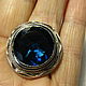 Крупное кольцо с топазом Лондон в серебре. Кольца. ЭlenKa (Busja) 1+1=-15%. Ярмарка Мастеров.  Фото №5